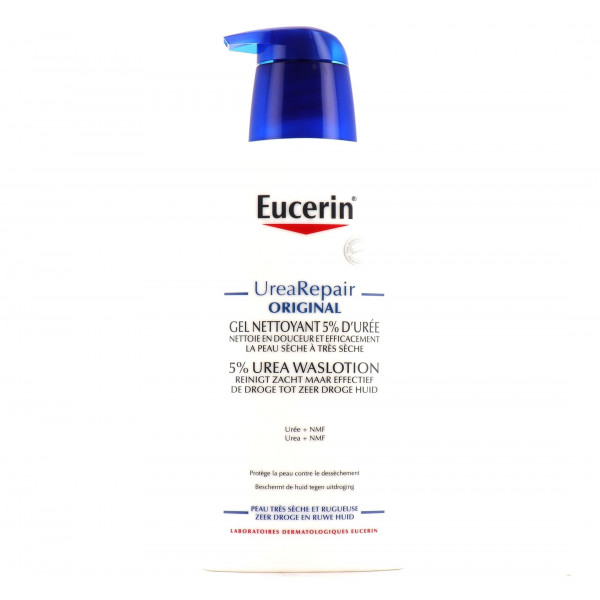 UreaRepair Original Gel Nettoyant 5% D'Urée - Eucerin Cleanser - Make-up Remover 400 Ml