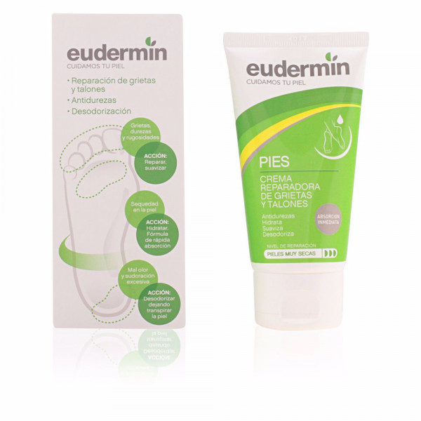 Eudermin - Pies Crema Reparadora De Grietas Y Talones : Body Oil, Lotion And Cream 3.4 Oz / 100 Ml