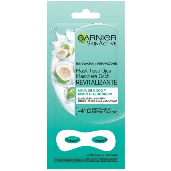 SkinActive Mask Tissu Revitalizante - Garnier Oogcontour 2 Pcs