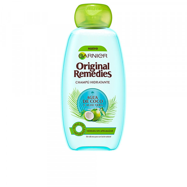 Garnier - Original Remedies Champú Hidratante Agua De Coco Y Aloe Vera 300ml Shampoo