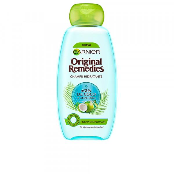 Original Remedies Champú Hidratante Agua De Coco Y Aloe Vera - Garnier Champú 300 Ml