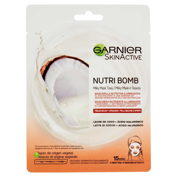 Garnier - Skin Active Masque Nutri Bomb 1pcs Trattamento Idratante E Nutriente
