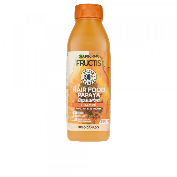 Fructis Hair Food Papaya Reparadora - Garnier Schampo 350 Ml