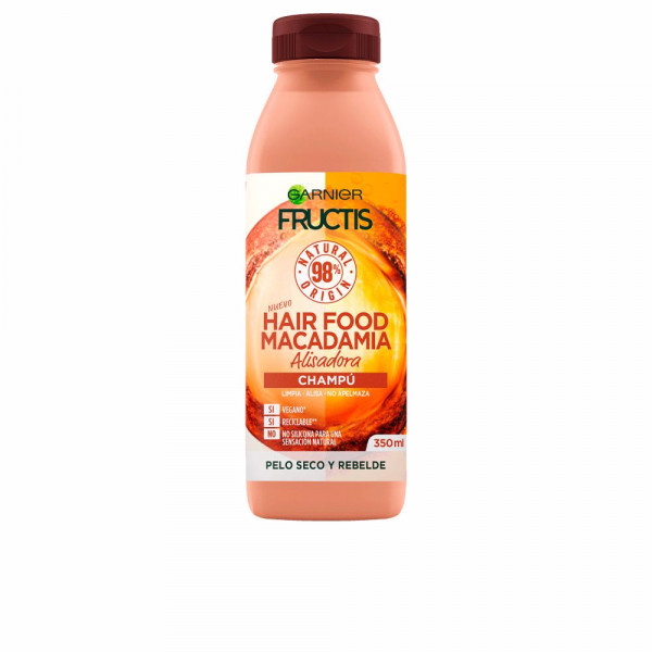 Fructis Hair Food Macadamia Alisadora - Garnier Shampoo 350 Ml
