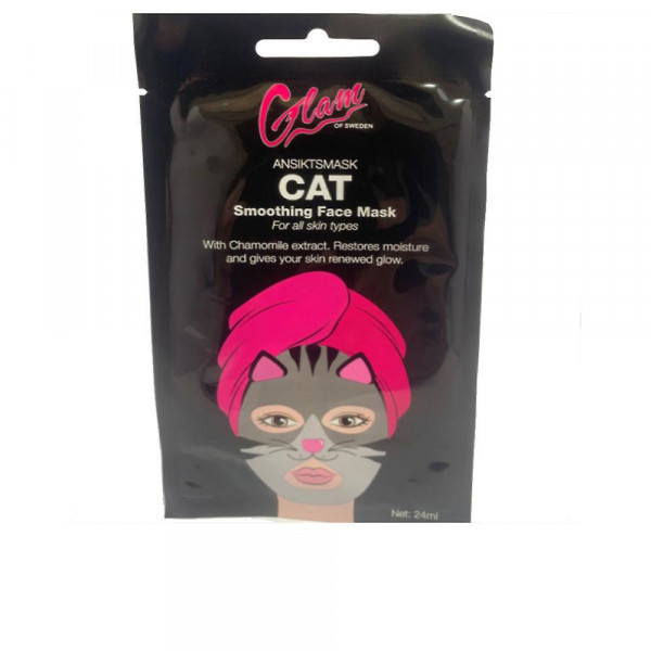 Cat Smoothing Face Mask - Glam Of Sweden Masker 24 Ml