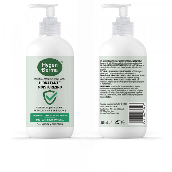 Hydratant Nourrissant Savon Pour Les Mains - HygenDerma Cuidado De Las Manos 390 Ml