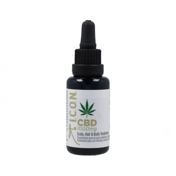 CBD 1000mg Traitement Pour Cuir Chevelu - I.C.O.N. Haarverzorging 30 Ml