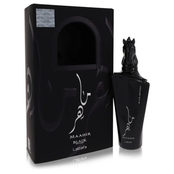 Lattafa - Maahir Black Edition : Eau De Parfum Spray 3.4 Oz / 100 Ml