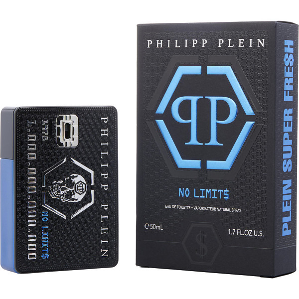 Philipp Plein Parfums - No Limits Super Fresh : Eau De Toilette Spray 1.7 Oz / 50 Ml