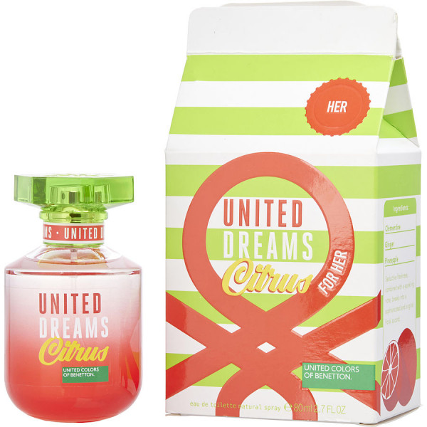 United Dreams Citrus - Benetton Eau De Toilette Spray 80 Ml
