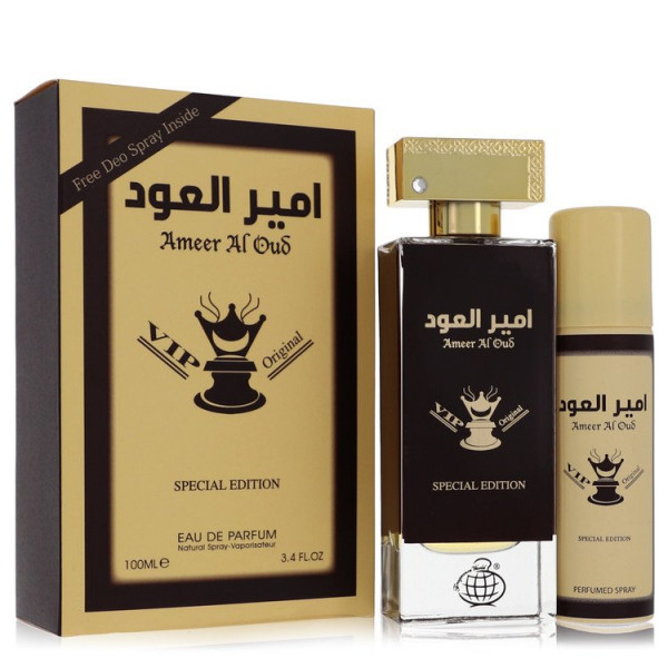 Fragrance World - Ameer Al Oud VIP Original Special Edition : Gift Boxes 3.4 Oz / 100 Ml