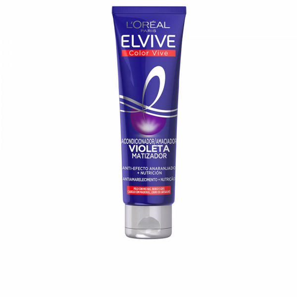 Elvive Color-Vive Mascarilla Violeta Matizadora - L'Oréal Acondicionador 150 Ml