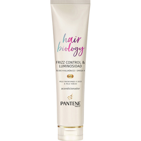 Hair Biology Frizz Control & Luminosidad - Pantène Acondicionador 160 Ml