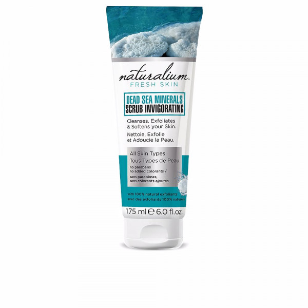 Fresh Skin Dead Sea Minerals Scrub Invigorating - Naturalium Skrubb Och Exfoliator För Ansiktet 175 Ml