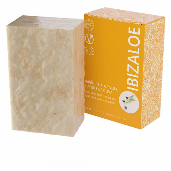 Aloe Vera Soap + Olive - Ibizaloe Aceite, Loción Y Crema Corporales 100 G