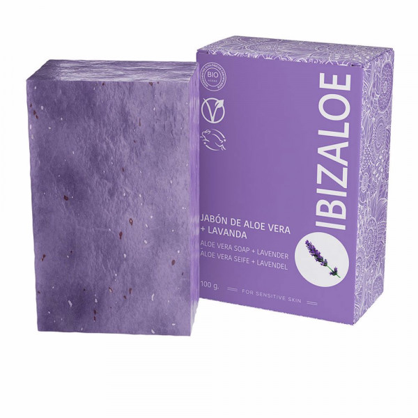 Aloe Vera Soap + Lavender - Ibizaloe Aceite, Loción Y Crema Corporales 100 G