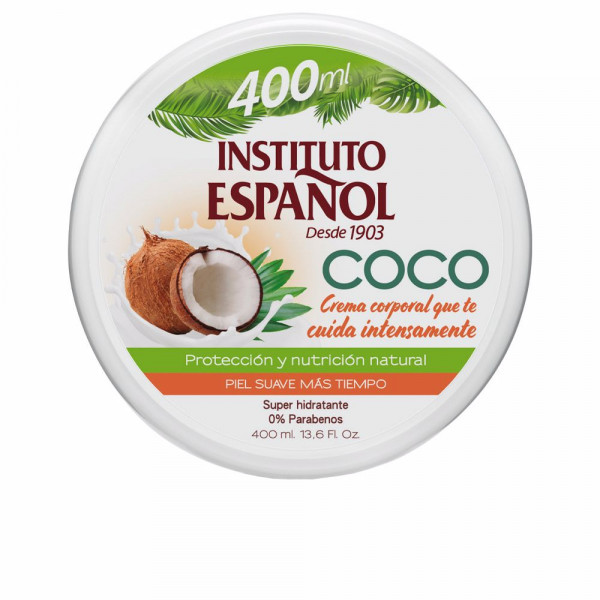 Instituto Español - Coco Crema Corporal Que Te Cuida Intensamente 400ml Idratante E Nutriente