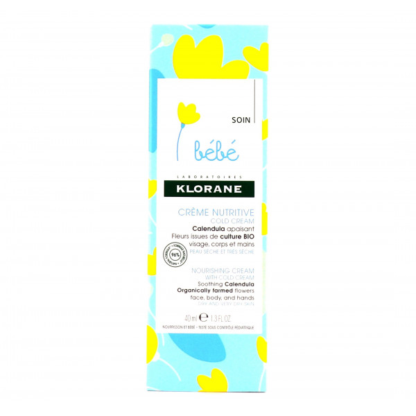 Crème Nutritive Cold Cream - Klorane Hidratante Y Nutritivo 40 Ml