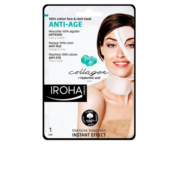 Iroha - Masque 100% Coton Anti-âge 1pcs Maschera