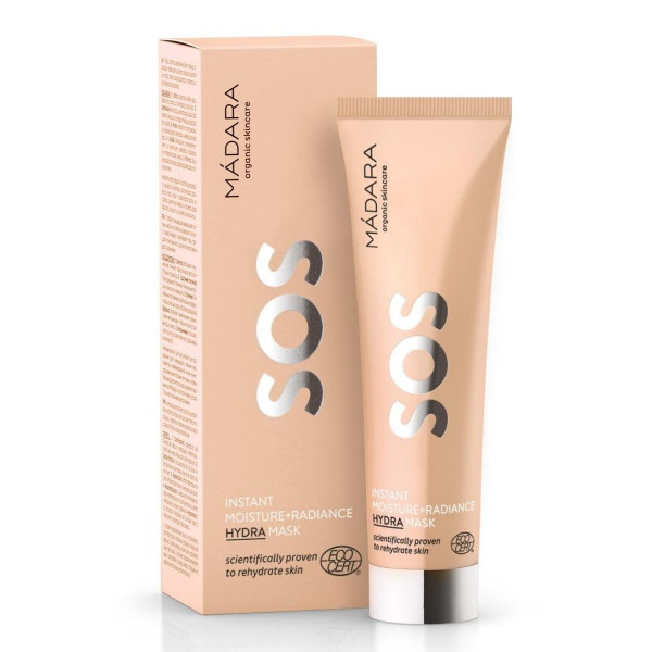 Sos Instant Moisture + Radiance Hydra Mask - Mádara Maske 60 Ml