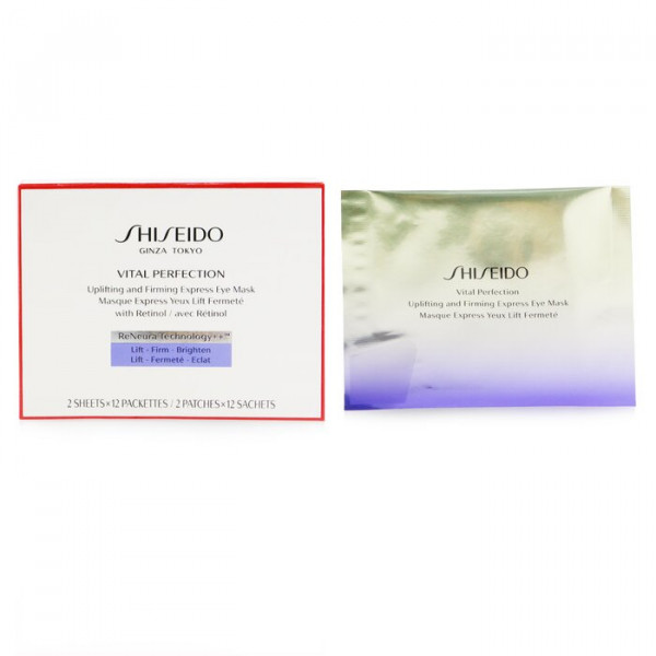 Shiseido - Vital Perfection Masque Express Yeux Lift Fermeté : Mask 12 Pcs