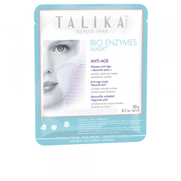 Bio Enzymes Masque Anti-âge Seconde Peau - Talika Mask 20 G