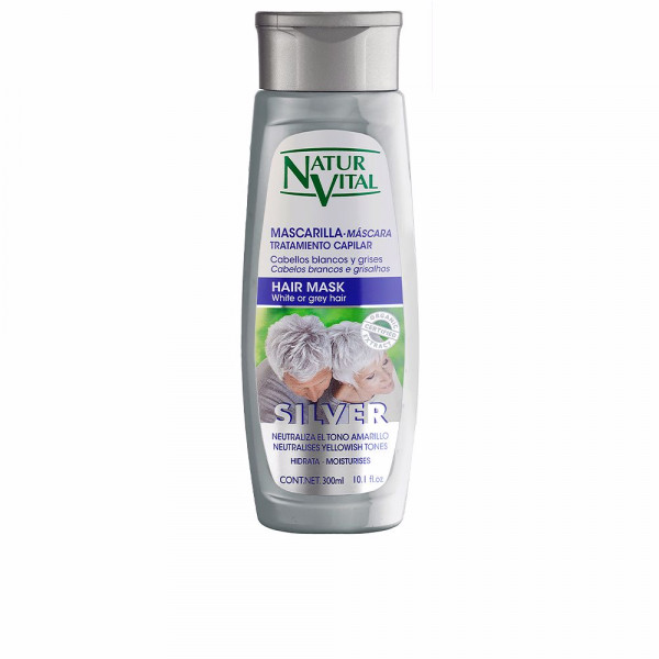 Naturaleza Y Vida - Hair Mask White Or Grey Hair Silver 300ml Maschera Per Capelli