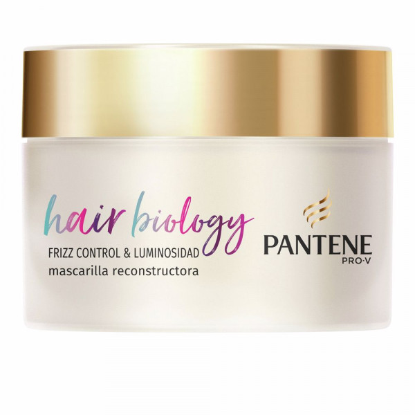 Hair Biology Frizz Control & Luminosidad - Pantène Haarmasker 160 Ml