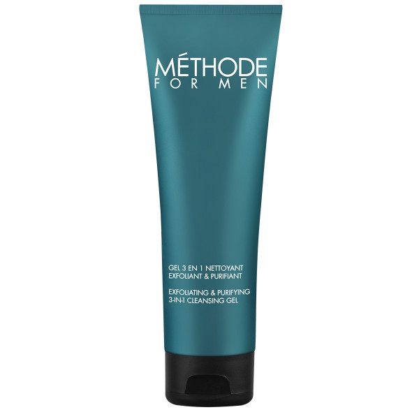 Méthode For Men Gel 3 En 1 Nettoyant Exfoliant & Purifiant - Jeanne Piaubert Cleanser - Make-up Remover 125 Ml