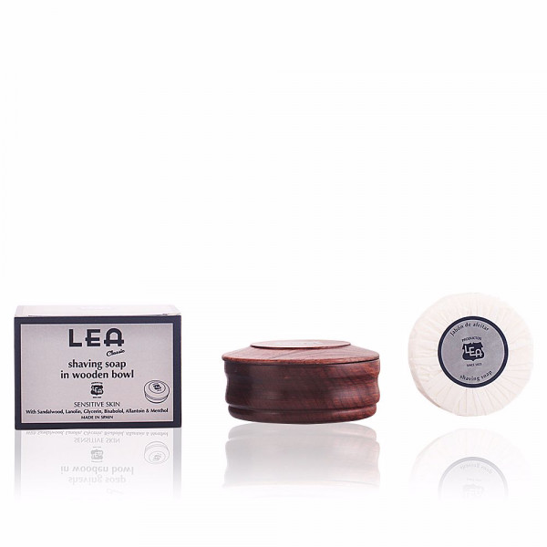 Classic Shaving Soap In Wooden Bowl - Lea Cleanser - Make-up Remover 100 Ml