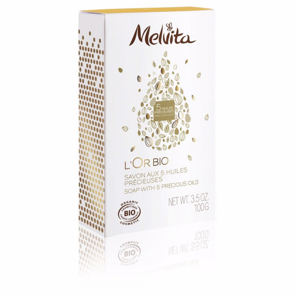 Melvita - L'or Bio Savon Aux 5 Huiles Précieuse 100g Detergente - Struccante