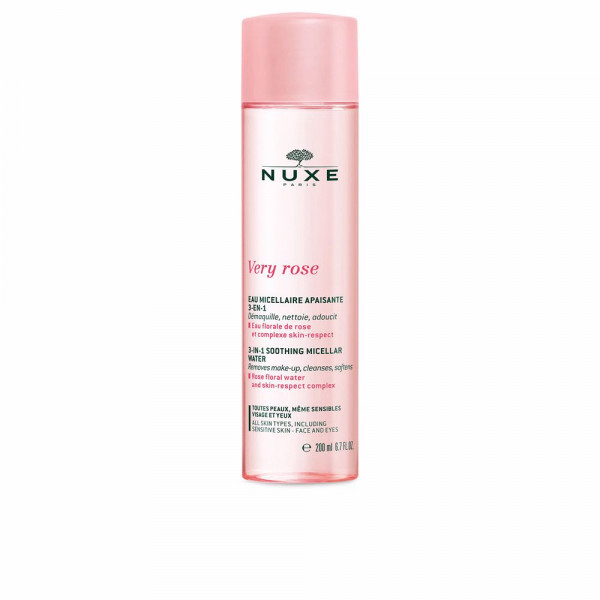 Very Rose Eau Micellaire Apaisante 3-en-1 - Nuxe Cleanser - Make-up Remover 400 Ml