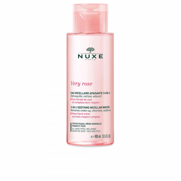 Very Rose Eau Micellaire Apaisante 3-en-1 - Nuxe Cleanser - Make-up Remover 200 Ml