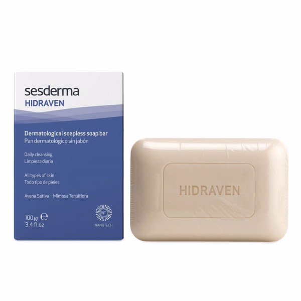 Hidraven Dermatological Soapless Soap Bar - Sesderma Cleanser - Make-up Remover 100 G