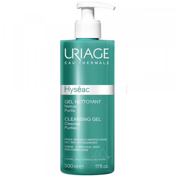 Hyséac Gel Nettoyant - Uriage Rensemiddel - Make-up Fjerner 500 Ml