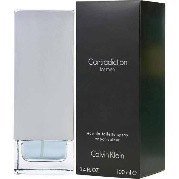 Calvin Klein - Contradiction For Men : Eau De Toilette Spray 3.4 Oz / 100 Ml