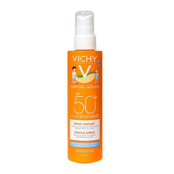 Capital Soleil SPF 50+ Spray Enfant - Vichy Beskyttelse Mod Solen 200 Ml