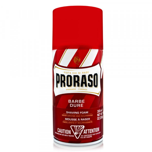Proraso - Barbe Dure Mousse à Raser 300ml Cura Della Barba