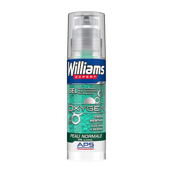 Williams - Gel Non Moussant Oxygen : Shaving And Beard Care 5 Oz / 150 Ml
