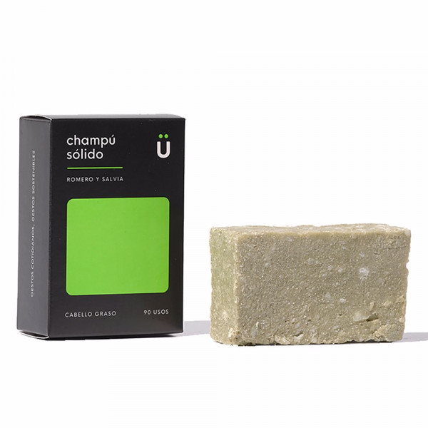 Naturbrush - Champú Sólido Cabello Graso 90g Shampoo