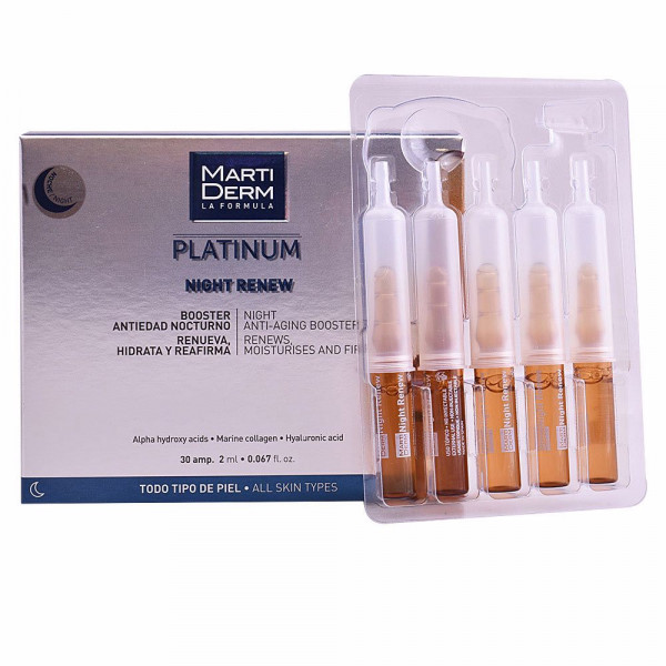 Platinum Night Renew - Martiderm Cuidado Antiedad Y Antiarrugas 60 Ml