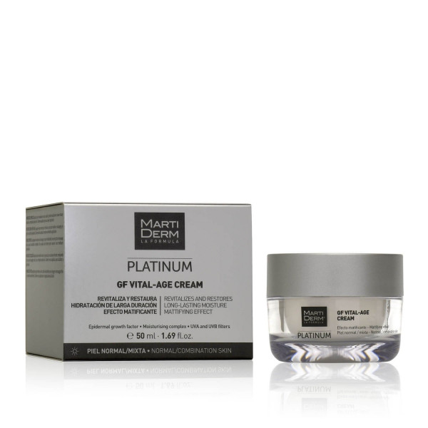 Platinum GF Vital-Age Cream - Martiderm Cuidado Antiedad Y Antiarrugas 50 Ml