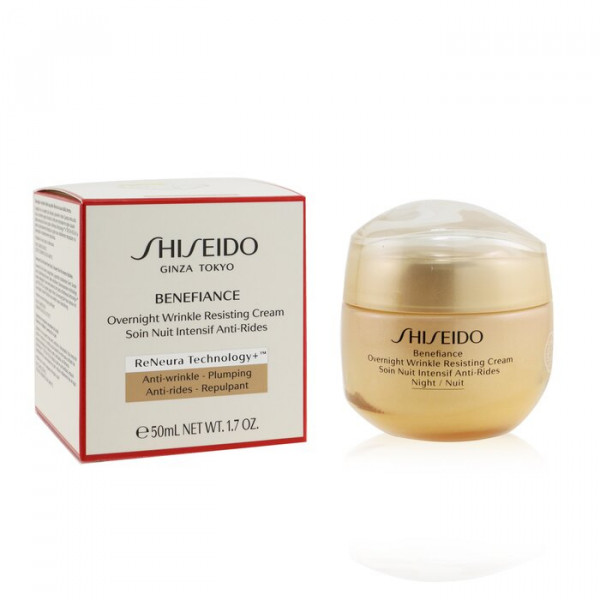 Benefiance Soin Nuit Intensif Anti-Rides - Shiseido Anti-ageing Och Anti-rynkvård 50 Ml