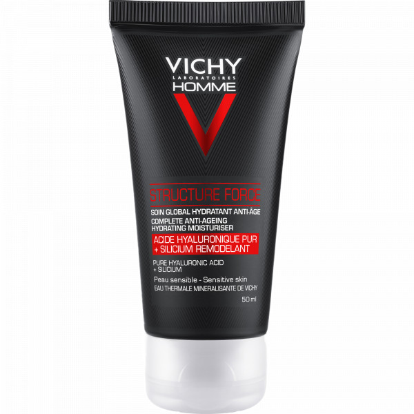 Structure Force Soin Global Hydratant Anti-age Homme - Vichy Pielęgnacja Przeciwstarzeniowa I Przeciwzmarszczkowa 50 Ml
