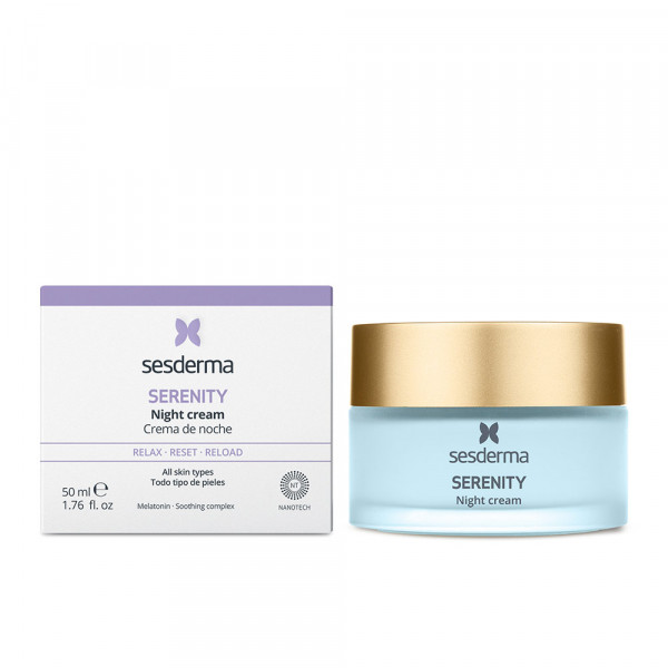 Sesderma - Serenity Nigtht Cream : Energising And Radiance Treatment 1.7 Oz / 50 Ml