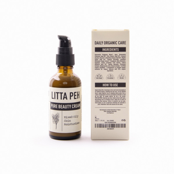 Litta Peh - Pure Beauty Cream Mixed-Oily Skin Moisturizer : Moisturising And Nourishing Care 1.7 Oz / 50 Ml