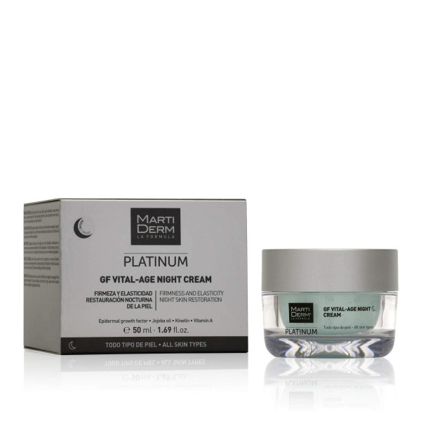 Platinum GF Vital-Age Night Cream - Martiderm Fugtgivende Og Nærende Pleje 50 Ml