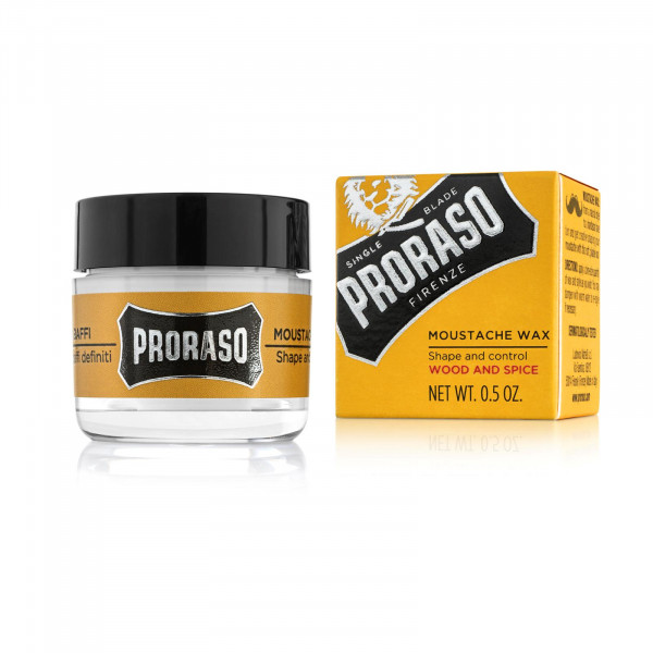 Moustache Wax Wood And Spice - Proraso Hydraterende En Voedende Verzorging 15 Ml