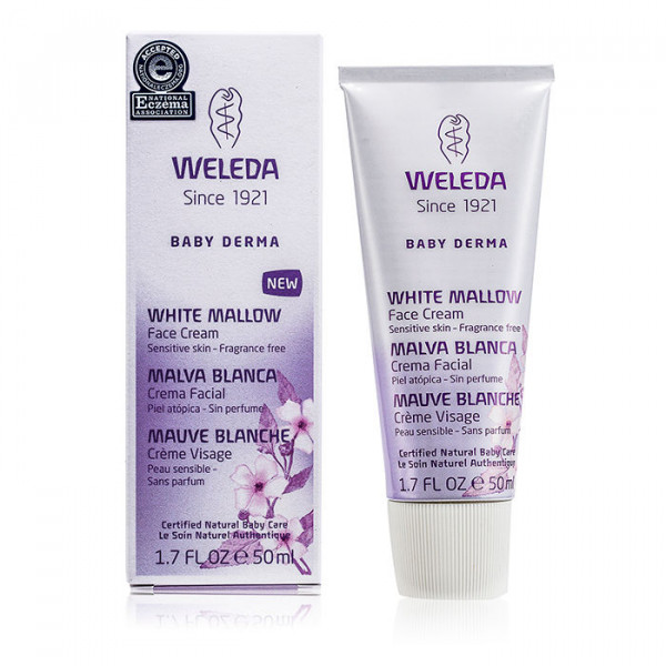 Mauve Blanche Crème Visage - Weleda Fugtgivende Og Nærende Pleje 50 Ml