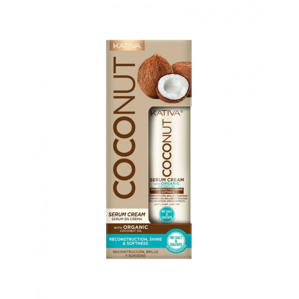 Coconut Serum Cream - Kativa Cuidado Del Cabello 200 Ml
